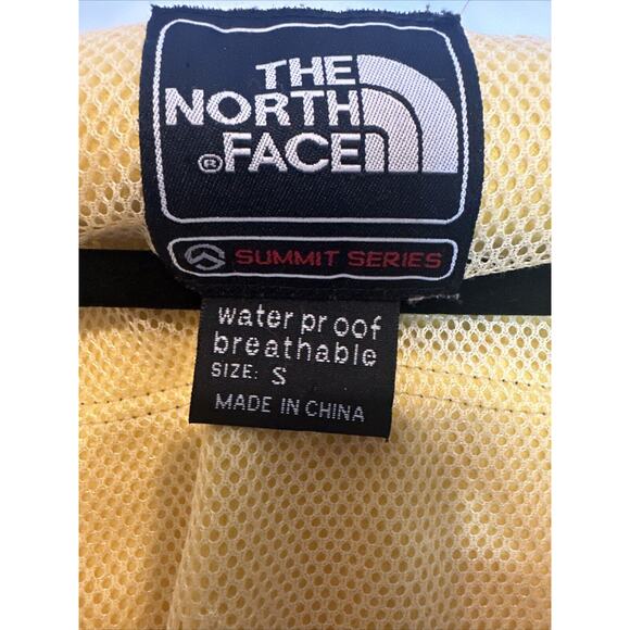 Vintage The North Face Gore-Tex Parka Jacket Women's/Girls Small Yellow Mountain - Picture 7 of 9